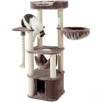 Rascador Clásico para Gatos Nobby Zada 145 cm Cappuccino