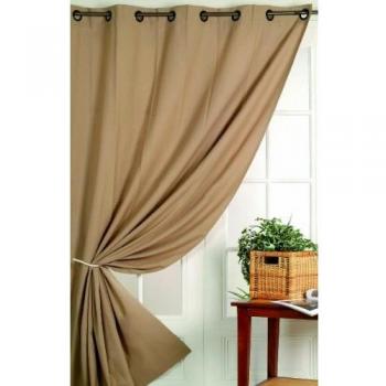 Cortina 100% Ocultante Beige 140x260 cm - Visto en D&co!