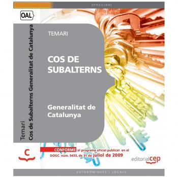 Cos de Subalterns de la Generalitat de Catalunya. Temari