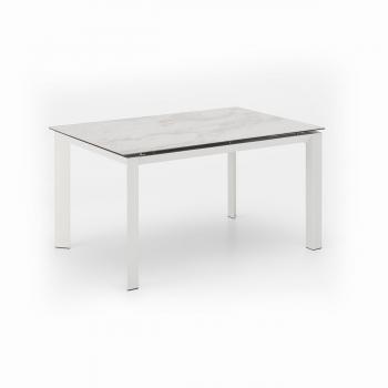 Mesa Extensible Cerámica Blanca 140-220 x 90 cm