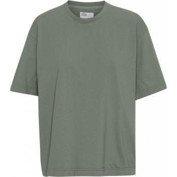 Women's Oversized Organic T-Shirt in Dusty Olive by Colorful Standard