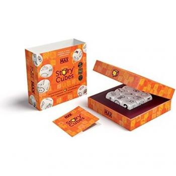 Story Cubes Max - Inglés, Castellano, Frances, Italiano, Alemán, Holandés - Juego de dados, 1 o más jugadores