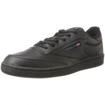 Reebok Classic Club C 85 Sneakers - Black/Charcoal - Size 46 - Unisex
