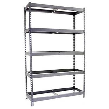 Estantería Metálica Galvanizada Simonforte 200x150x60 cm, 5 Niveles, Sin Baldas, Capacidad de Carga 600 kg