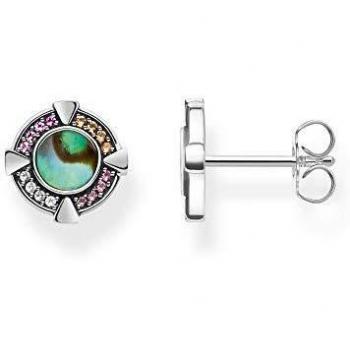 Thomas Sabo Mujer Pendientes de botón H2035-294-7, Plateado