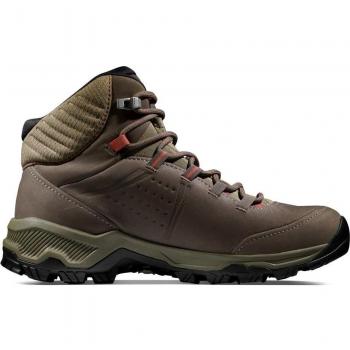Botas de montaña de mujer Mammut Nova IV Mid Gore-Tex Caqui