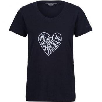Camiseta Filandra VIII Amore Corazón para Mujer de Regatta, tipo: camiseta, características: diseño con corazón, corte femenino, fabricada en material ligero y transpirable, ideal para actividades al aire libre y uso diario
