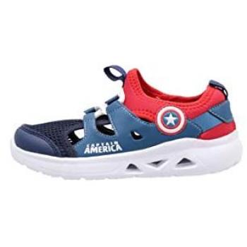 Zapatillas Deportivas Técnicas Transpirables Avengers Licencia Oficial Marvel, Azul, Talla 33