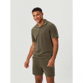 Borg Toweling Polo - Björn Borg, Color: Green, Size: S