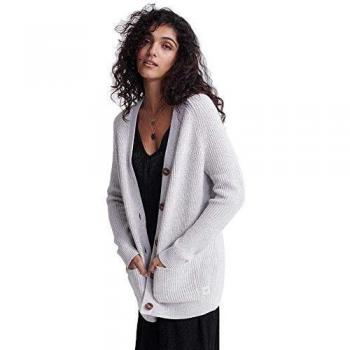 Superdry Aubrey Rib Cardigan. gris XL
