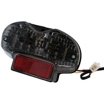 Luz Trasera LED Shinyo para Moto Suzuki GSF 600 Bandit 00- y GSF 1200 01-, con Vidrio Teñido - Negro