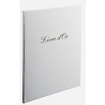 Exacompta 4982E - Libro de oro. Balacron con titulo, 26 x 22 cm, blanco