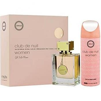 Armaf Club De Nuit Woman Gift Set - 105ml Eau De Parfum + 200ml Body Spray
