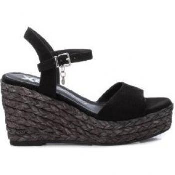 Sandalias de Cuña para Mujer Xti Modelo 142858 en Color Negro