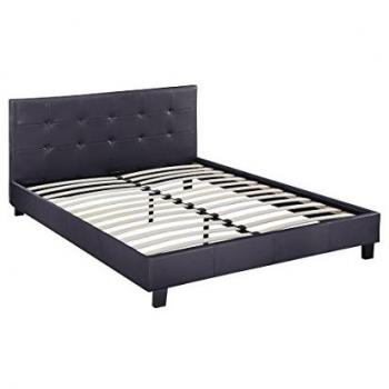 Cama Julia color Negro - 140 x 190 cm