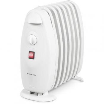 Radiador Eléctrico de Aceite Grunkel RACP-100, Bajo Consumo 800W/1000W, 7 a 9 Elementos, Niveles de Calor Regulables y Termostato con Protección