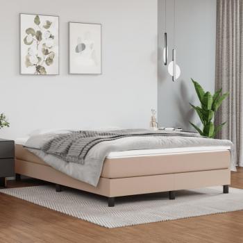 Cama Soft Giroletto Cappuccino 140x200 cm en cuero sintético