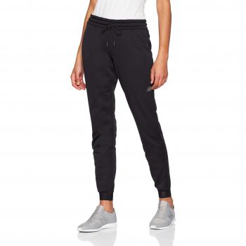 New Balance Jogger Core Fleece Pantalon, Mujer, Black, L