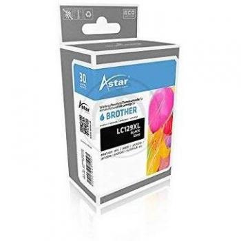 Cartucho de tinta negro Astar compatible con Brother LC129XLBK, 60ml, alta capacidad