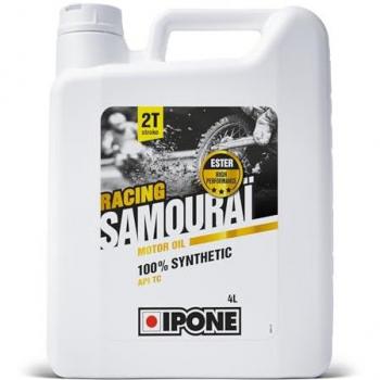 Aceite de Motor 2T Ipone Samurai Racing 100% Sintético 4L