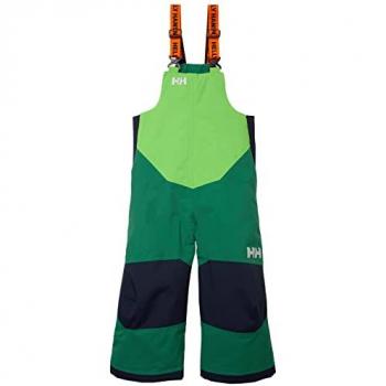 Helly Hansen K Rider 2 Ins Bib, Pantalones de Senderismo Unisex Niños, Color Verde (Green), Talla 3