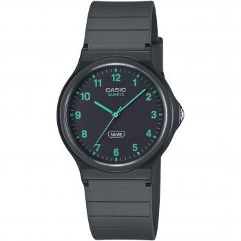 Casio POP Analog Bio-Based Resin Strap Black Dial Quartz Unisex Watch MQ-24B-8B