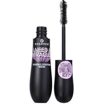 essence I NEED A MIRACLE! VOLUMIZING & STRENGTHENING MASCARA No. 01 Black / Black / Strengthening / Volume-Boosting / Vegan / Perfume / Alcohol