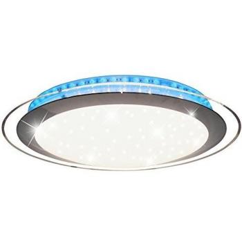 Plafoniera LED Nicole II con control remoto y efecto estrellado