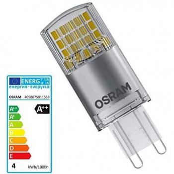 Osram Parathom DIM LED PIN G9 / Lámpara LED: G9, Regulable, 3,50 W, 32 W Reemplazo por, Claro, Warm White, 2700 K, 1-Pack