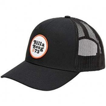 BILLABONG Gorra de béisbol Walled Snapback Trucker para hombre, color negro