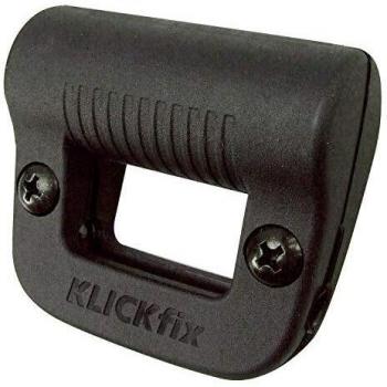 KlickFix Soporte de luz Clip para cestas Negro
