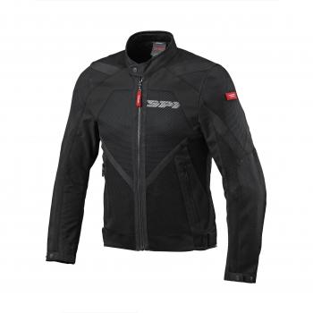 SPIDI Cilindro de Textile Chaqueta Netstream, Black, tamaño XL