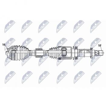 Árbol de transmisión NTY NPW-BM-171 - Alta resistencia y durabilidad