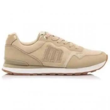 Mustang i Attitude Sinfony Arena/Dance Oro Zapatillas para Mujer Beige con Logotipo Dorado