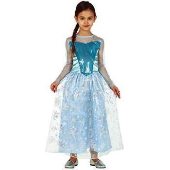 Disfraz de Princesa de Hielo para Niña de 5 a 6 Años
