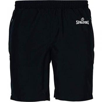 Spalding Woven Shorts Pantalón, Hombre, Black, 116