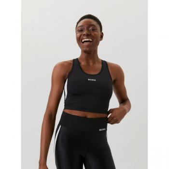 Björn Borg Borg Crop Tank Black, Size L