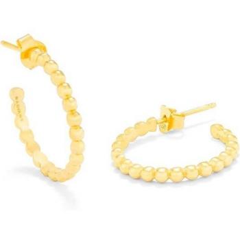 Pendientes Dots de plata dorado