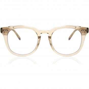 DIFF Weston Rose Crystal Men's Eyeglasses with Blue Light Technology, Clear Lens, Size 50, Pink (Frame Only) - Blue Light Block Available