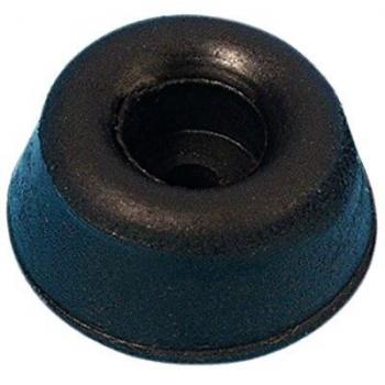 Pata de goma Adam Hall 4903 - 20 x 9 mm, negra - Pack de 100 unidades