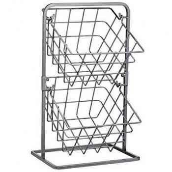 Kitchen Craft Industrial Kitchen Vintage-Style Tiered Wire Storage Baskets, 25 x 22 x 41.5 cm