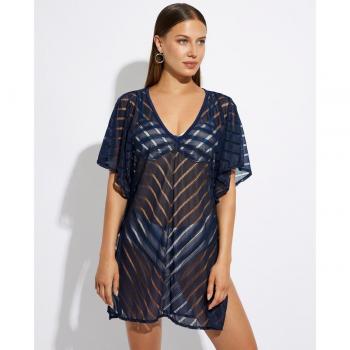 Selmark Vestido Mujer Manga Corta Fresco y Liviano para Playa