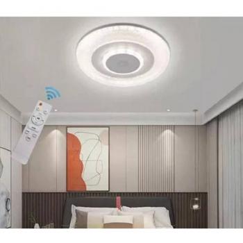 Plafoniera Bluetooth RGB Transparente con Control Remoto y Regulador de Intensidad C44-RGB-T