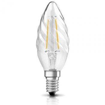 Osram Retrofit Classic BW Lámpara LED E14, 2 W, Blanco, 1 Unidad
