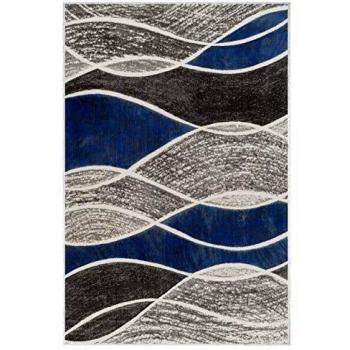 Homemania - Alfombra Estampada Fish 2, Multicolor, de Poliamida, 160 x 120 cm