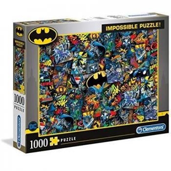 Clementoni - 39575 - Impossible Puzzle - Batman - 1000 pieces - Made in Italy, jigsaw puzzle for adult