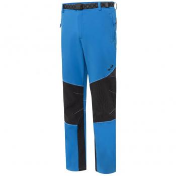 Izas Coruna Pantalón de montaña, Hombre, Azul Cian/Gris Oscuro, 4XL