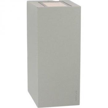 Aplique de jardín de aluminio Lillehammer 18,5 cm, LED integrado, exterior, 2 luces (arriba y abajo), IP54