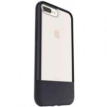 Otterbox Slim bundle, Pack Funda Anti Caídas Fina y Protector de Pantalla Cristal Templado, Trasera Transparente iPhone 8 Plus/7 Plus Azul Noche