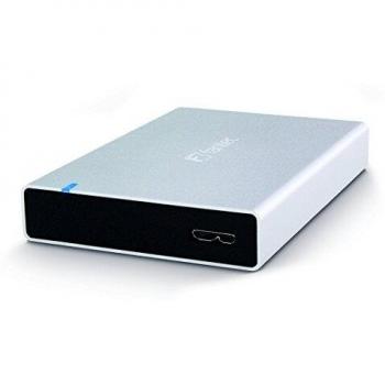 Fantec ALU-15MMU3 Carcasa externa para discos duros HDD de 2,5'' y SSD, SATA I/II/III, para discos de hasta 15mm, USB 3.0 supervelocidad, de aluminio color plata